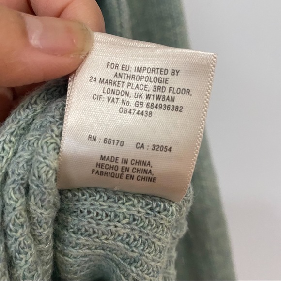 Moth by Anthropologie Lightweight Crewneck Tunic Sage Green Sz Medium - Picture 10 of 11